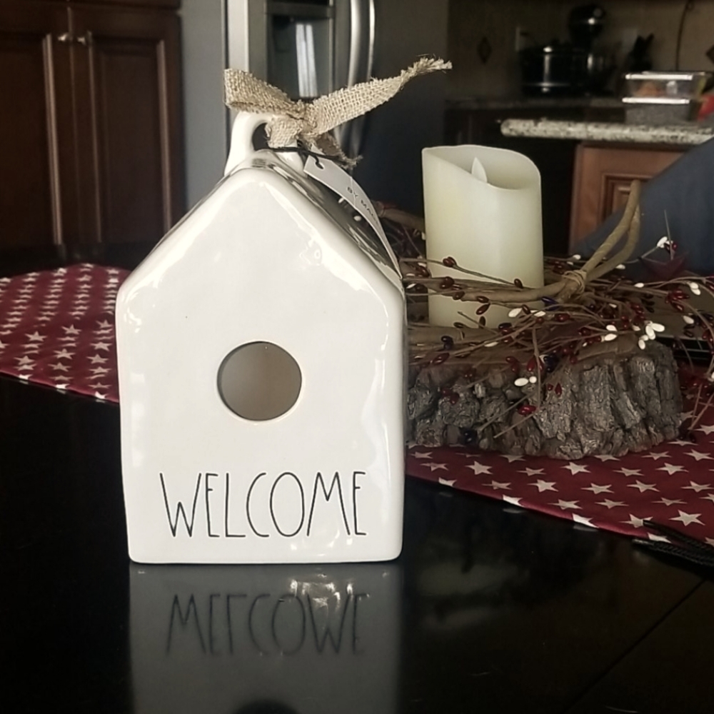 Rae Dunn Welcome Birdhouse
